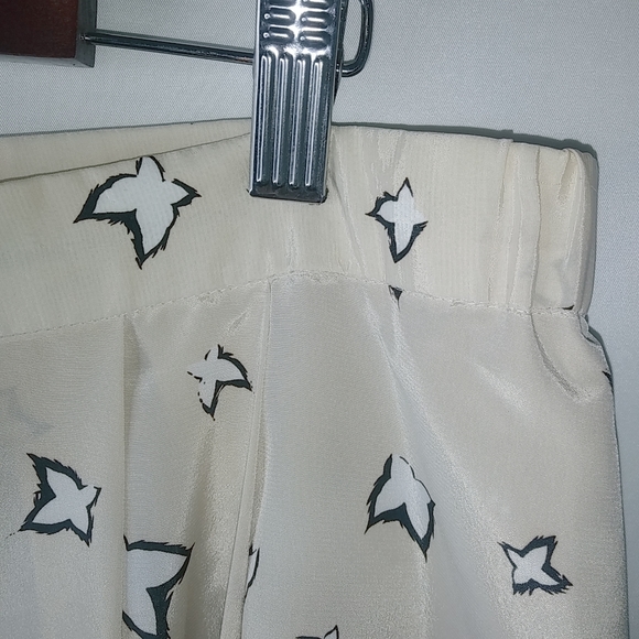 West Bay 22W Cotton Blossom Patterned Skirt in Beige Brown Plus Workwear - Picture 7 of 11